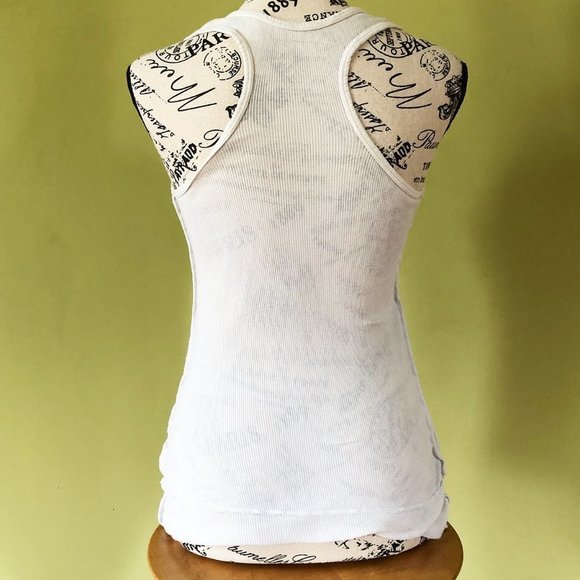 Free People You Are Beautiful White Tank XS - Picture 4 of 4